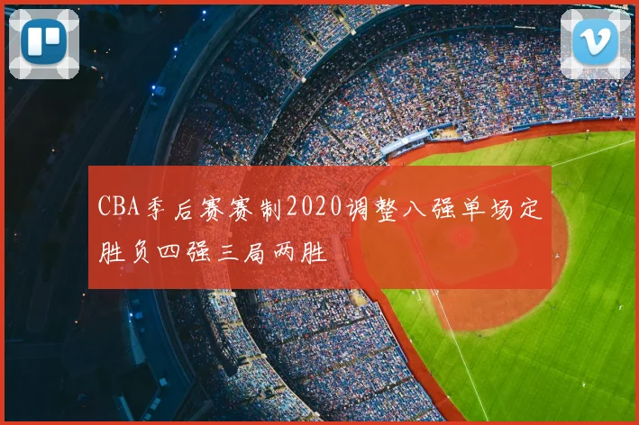 CBA季后赛赛制2020调整八强单场定胜负四强三局两胜